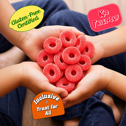 Sweetons Sour Strawberry Rings Candy, Pack of 3 (50gm Each) Sweetons Sour Strawberry Rings Candy, Pack of 3 (50gm Each)