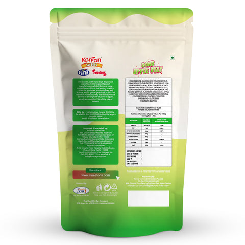 Sweetons Sour Apple Belt Candy Pack of 3 (48gm Each)