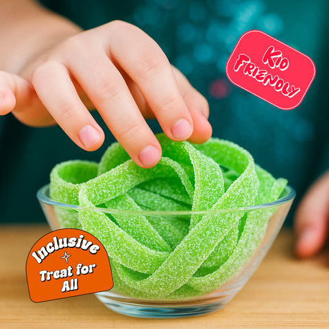 Sweetons Sour Apple Belt Candy Pack of 3 (48gm Each)