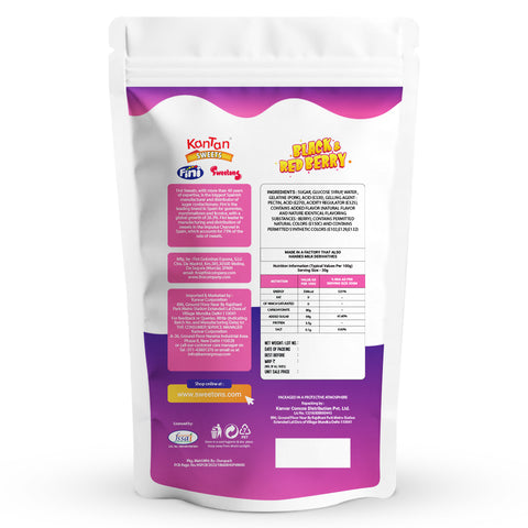 Sweetons Black & Red Berries Jelly Candy Pack of 3 (50gm Each)