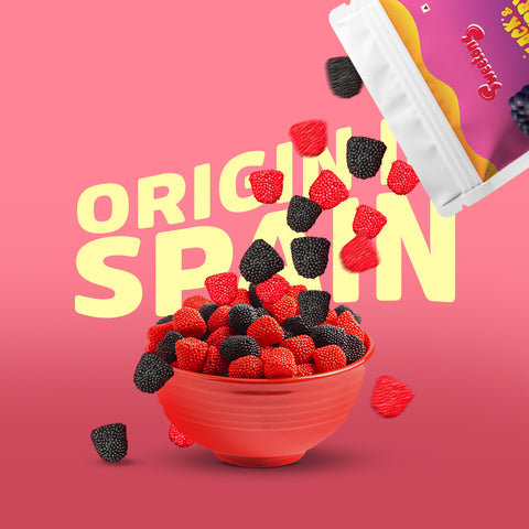 Sweetons Black & Red Berries Jelly Candy Pack of 3 (50gm Each)