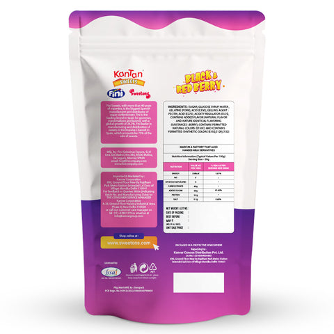 Sweetons Black & Red Berries Jelly Candy Pack of 3 (50gm Each)