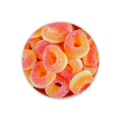 Kantan Sour Peach Rings - 140gm