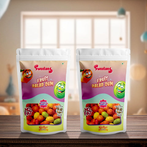 Sweetons Fruit Salad Gum Candy Pack of 3 (50gm Each)