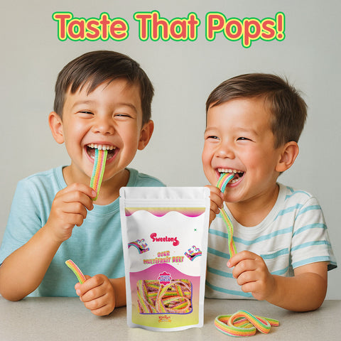 Sweetons Sour Multifruit Belt  Pack of 3 (48gm Each)