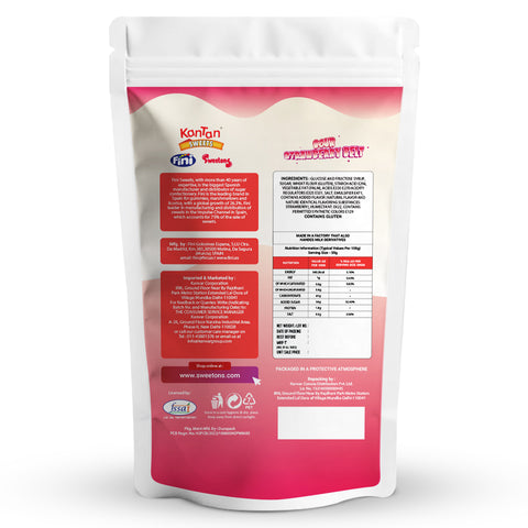 Sweetons Sour Strawberry Belt - Pack of 3 (48g each)