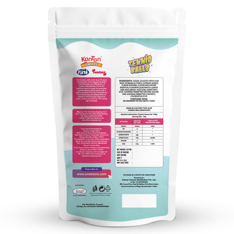 Sweetons Tennis Gum Balls– Pack of 3 (50g Each)