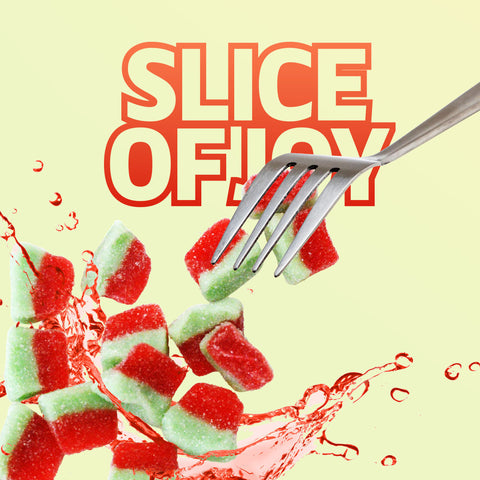 Sweetons watermelon Slice Gummy Candy – Pack of 3 (50g Each)