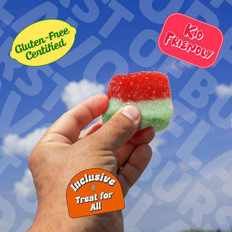 Sweetons watermelon Slice Gummy Candy – Pack of 3 (50g Each)