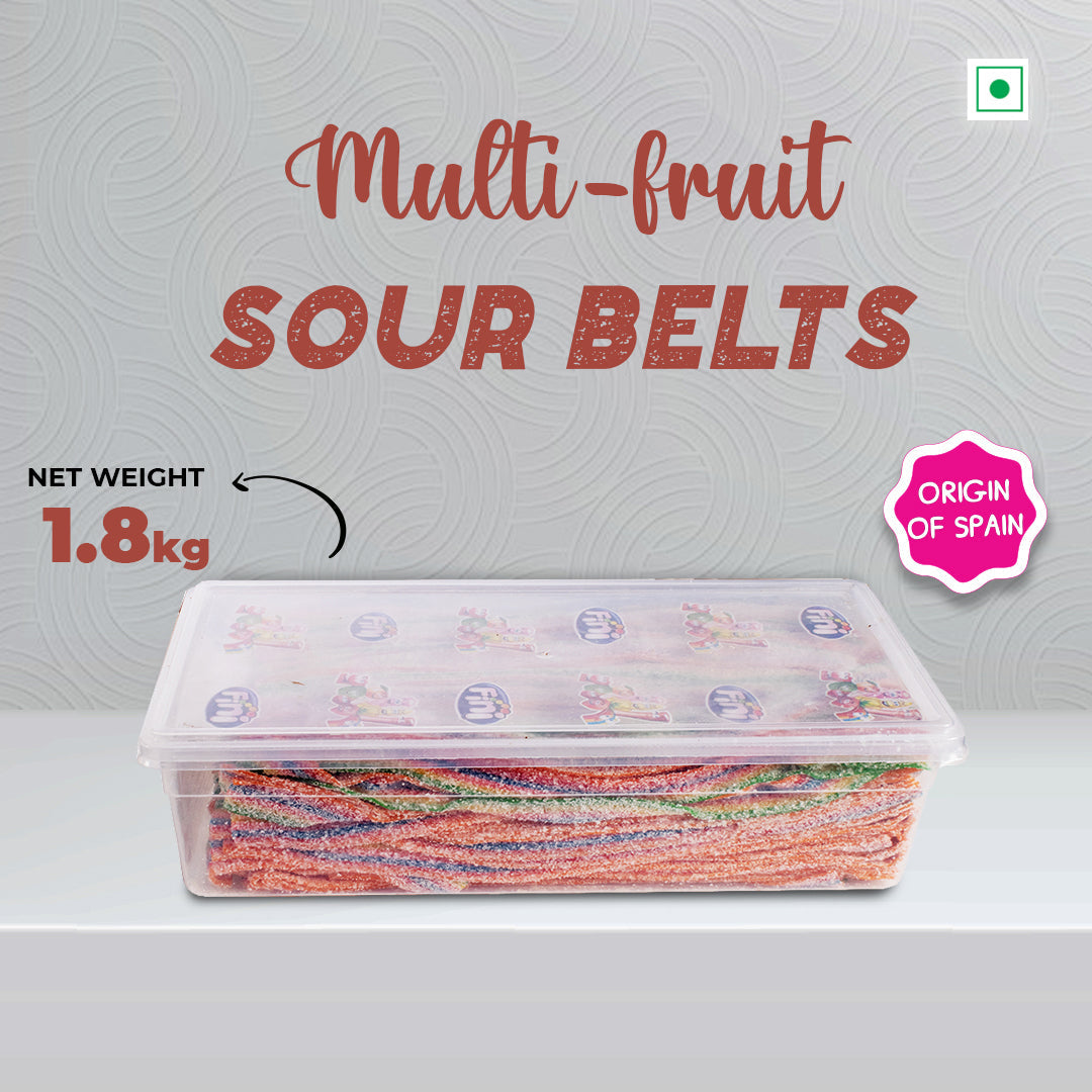 Fini Sour Multi Fruit Belts - 1.8KG